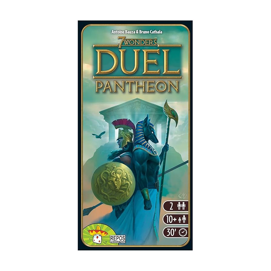 Amazon.com: Asmodee 7 Wonders Duel Pantheon Board Game